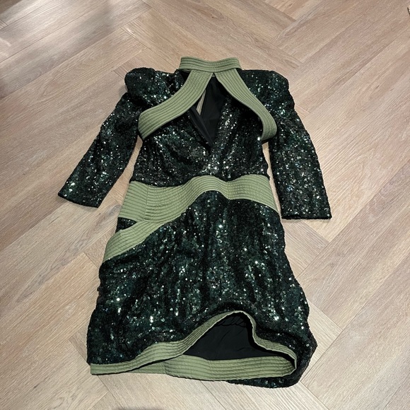 House of Zhivago Dresses House Of Zhivago The Risen Green Sequin
